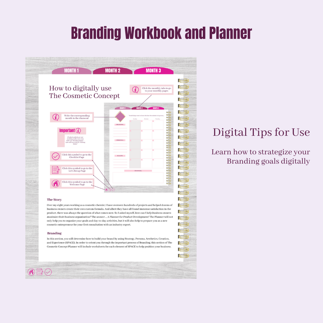 Branding Digital Workbook & Planner